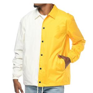 เสื้อโค้ชแขนยาวสำหรับผู้ชาย, เสื้อแจ็คเก็ตโค้ชสำหรับผู้ชายน้ำหนักเบาสวมใส่สบายปรับอัตราได้ - Product Image 1