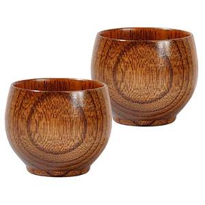 Tasses à café et à thé en bois naturel artisanal, écologiques, style classique, lavables au lave-vaisselle, pour la maison, le bureau, les fêtes, vente en gros - Product Image 2