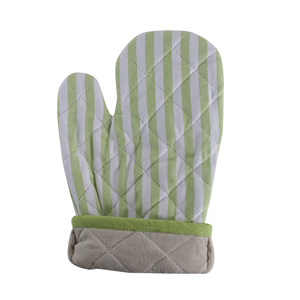 Manoplas para horno de algodón 100%, tira de silicona, soportes para ollas verdes, resistentes al calor, impermeables, aptas para lavavajillas, para cocina, hornear - Product Image 5