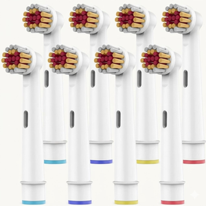 High-Frequency Oscillation <b>Round</b> Toothbrush Head Replacements Generic for Oral Bs Electric <b>Brush</b> Refills Wholesale - Product Image 1