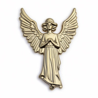 Cadeau souvenir religieux promotionnel personnalisé épinglette d'ange en métal