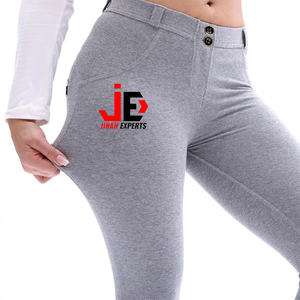 Leggings d'entraînement personnalisés taille haute 100% coton pour femmes pantalons de yoga push-up pour la course à pied vêtements actifs leggings de gymnastique - Product Image 6