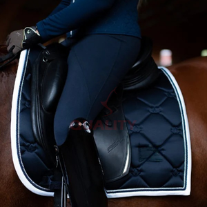 Almohadilla de caballo inglés de alta calidad, forro interior suave, tela duradera transpirable acolchada elegante para comodidad y soporte, almohadillas para SILLÍN - Product Image 3