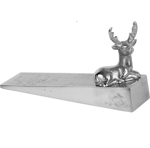 Butée de porte décorative en fonte, finition antique, butées de porte à montage au sol pour la maison, l'hôtel, utilisation de fermeture de porte - Product Image 2