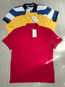 ชุดเสื้อผ้าสำหรับใส่ในชีวิตประจำวันผ้าคอตต้อนสำหรับเสื้อโปโลพร้อมเส้นด้ายย้อมสี - Product Image 2