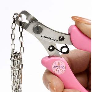 Cortadores de Alambre de Precisión para Joyería, Alicates de Acero Inoxidable de Alta Calidad con Mango de Resorte, Color Rosa, Ligeros - Product Image 2