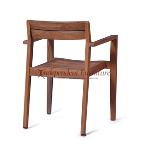 Modern Minimalist Solid Teak Wood <b>Dining</b> <b>Chair</b> Wholesale for Home Apartment Hotel Restaurant Villa <b>Dining</b> Room Furniture - Product Image 5