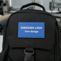 Étiquette de vêtement en silicone 3D avec logo personnalisé, logo en relief, patch en caoutchouc PVC pour vêtements/sacs/chapeaux
