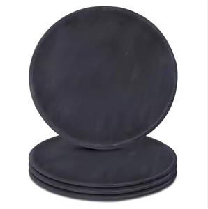 Assiettes rondes en bois d'acacia plateau de service en bois ensemble de 4 Offre Spéciale décor à la maison légumes fruits charcuterie plateau utilisation - Product Image 1