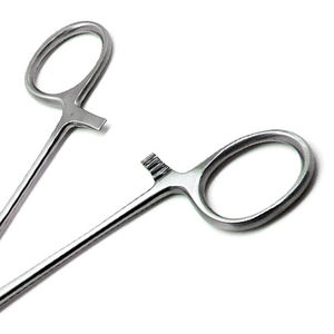 Fórceps hemostáticos quirúrgicos de alta calidad, instrumento de abrazadera de bloqueo de acero inoxidable para aplicaciones médicas dentales y de laboratorio - Product Image 6