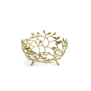 Support de bol en laiton bol martelé forme ronde design de vie bol de nourriture de couleur avec support à prix compétitif - Product Image 1