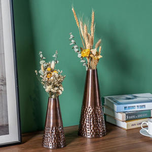 Tableware Flower Pot Shiny Polished Decorative Metal Flower <b>Vase</b> for Home and Hotel Decoration Drawing Room Use - Product Image 6