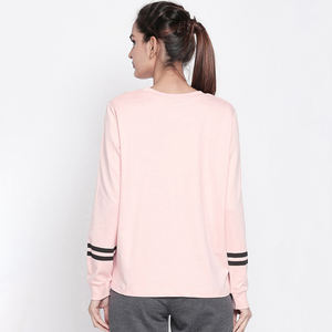 Haute qualité 100% coton pull à manches longues femmes sweats en gros OEM Top qualité respirant femmes sweats - Product Image 3