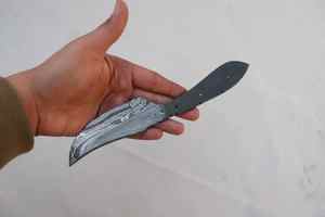 Lames vierges en acier inoxydable Damas Couteau forgé à la main Lame vierge - Product Image 4