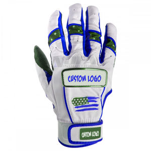 Guantes de bateo de béisbol de fabricante profesional Guantes de pelota base transpirables antideslizantes en todos los tamaños Material personalizado disponible - Product Image 3