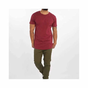 Venta al por mayor 100% algodón camiseta de alta calidad de la fábrica de suministro de los hombres lisos camisetas ODM tela de lona - Product Image 4