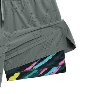 Dernier modèle Short de basket-ball pour homme en polyester respirant Design High Street Short en maille lourde pour homme - Product Image 5