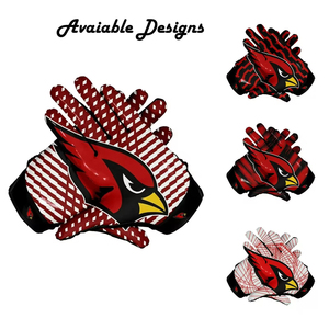 Diseño de guantes de fútbol americano personalizado profesional de silicona transpirable de talla grande con estampado personalizado - Product Image 5