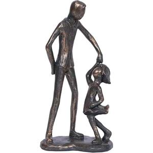 Sculpture de figurine de partenaire de gym en aluminium moderne faite à la main - Représente puissamment la force, la motivation, l'engagement partagé, respectueux de l'environnement - Product Image 4