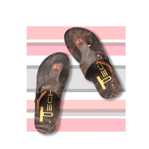 Haute sur demande respirant hommes pantoufles Faux cuir doublé semelle antidérapante pantoufles décontractées pour la vente à l'exportation - Product Image 1