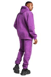 Ensemble de survêtement personnalisé en gros, sweat-shirt à capuche unisexe en polaire et jogging à jambe droite, survêtement d'entraînement de football pour hommes - Product Image 4