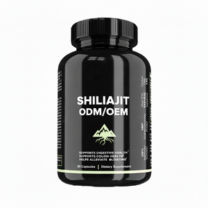 Suplementos de Marca Privada OEM, Mezcla de Cápsulas de Shilajit, Musgo Irlandés y Ashwagandha, Cápsulas de Shilajit - Product Image 1