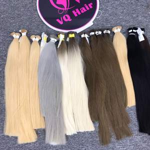 Vente en gros d'extensions de cheveux vierges 100% de haute qualité ITIP pour cheveux naturels droits grand stock de cheveux bruts vietnamiens de couleur claire - Product Image 4