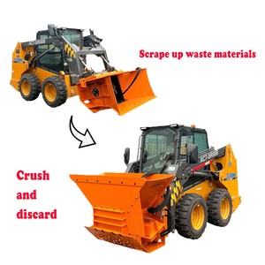 Cucharón triturador industrial para minicargadoras, para bloques de hormigón, asfalto y ladrillos - Product Image 4