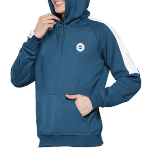 Venta al por mayor 330GSM CVC algodón poliéster logotipo personalizado invierno cálido pesado polar pulóver Sudadera con capucha Unisex suelta para hombres - Product Image 4