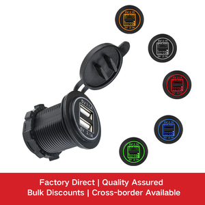 Cargador Universal Dual de 4.2A para Autobús, Barco, Adaptador de Corriente para Teléfono Móvil, Toma de Corriente Doble USB de 24V 12V para Automóvil - Product Image 3