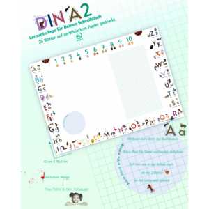 Tapete de Escritorio Impreso ABC, Fácil de Desprender, para Proyectos y Juguetes - Product Image 4