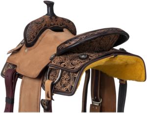 Selle Western - Roughout - Cuir Ciselé - Product Image 1