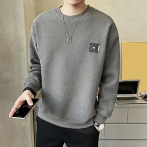Customize Design Logo Men's <b>Shirts</b> New Top Trending Breathable Sweatshirts 100% Cotton Casual Men's Sweatshirt - Product Image 3