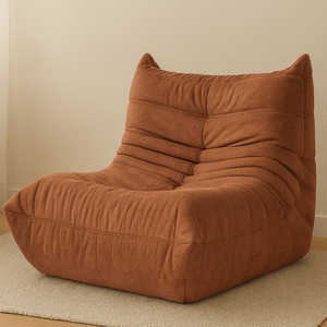 Fauteuil lounge moderne rembourré, fauteuil d'appoint confortable en velours pour salon et chambre, fauteuil simple ergonomique et moelleux - Product Image 1