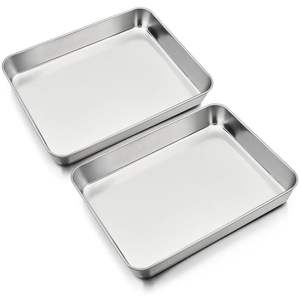 Plateau de service rectangulaire en acier inoxydable pour le dîner le déjeuner le petit-déjeuner dans l'industrie de l'hospitalité de la cuisine domestique - Product Image 6