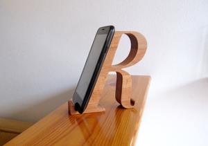 Support de téléphone portable pour chien mignon fait à la main, support de bureau en bois pour smartphone, pour tous les téléphones mobiles, support de téléphone pour animaux de compagnie, support de bureau - Product Image 4