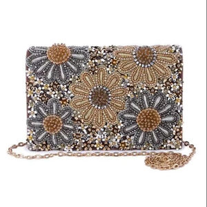 BRODERIE PERSONNALISÉE UNIQUE STYLE BOHÉMIEN POCHETTES À MAIN CONCEPTION FANTAISIE SANGLE À ANNEAU LING VENTE EN GROS - Product Image 1