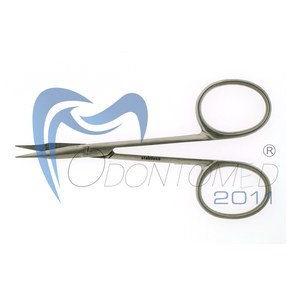 กรรไกรตัดเยื่อคางเรย์โนลด์ส์ ไอริส ยี่ห้อ Odontomed รุ่นปี 2011 คุณภาพสูง ผลิตจากเหล็กกล้าไร้สนิม ขนาด 9 ซม. แบบตรง ชุดเครื่องมือผ่าตัดแบบแมนนวล คลาส 1 - Product Image 6