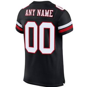 Maillot de football américain personnalisé pour homme avec nom et numéro du joueur, 100 % polyester, séchage rapide et respirant, coupe athlétique - Product Image 6