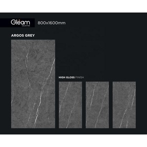 Carreaux de porcelaine personnalisés en granit noir 80x160cm pour le sol de la chambre 32x64 Carreaux de céramique muraux - Product Image 5