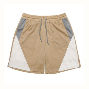 2024 <b>Men's</b> Casual <b>Elastic</b> <b>Waist</b> Hip Hop <b>Shorts</b> Custom Printed Solid Premium OEM Service Knee Length Breathable Mesh Size 6XL - Product Image 2