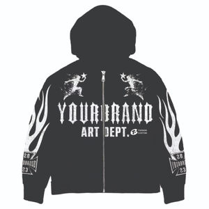 Colección Primavera 2025, Sudadera con Capucha Personalizada con Logotipo para Hombre, Estilo Francés, Ligera, Impresa con DTF, para Invierno - Product Image 5