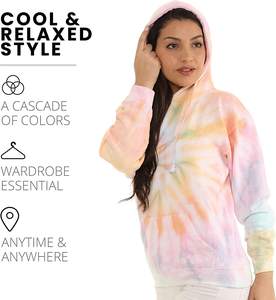 Sudaderas CON CAPUCHA DE LAS MUJERES Sudaderas al por mayor de gran tamaño de cuello alto Sudaderas para las mujeres de manga larga con capucha de algodón polar - Product Image 3