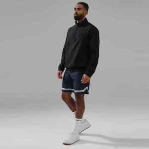 Jersey ligero con cremallera de cuarto para hombre, camiseta atlética transpirable de secado rápido, para correr, senderismo, ropa informal diaria, ecológica - Product Image 4