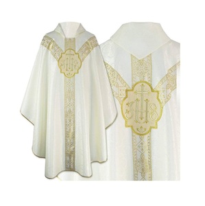 Prendas profesionales de alta calidad, batas, casulla, hechas en Pakistán, vestimentas de diseño bordado a la venta - Product Image 6