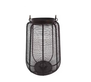 Linterna de Metal de alta calidad, linterna de diseñador con recubrimiento de polvo negro, linterna al por mayor, decoración de linterna de iluminación hecha a mano de excelente calidad - Product Image 1