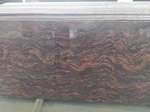 Losas de granito rojo del Himalaya de alta calidad, piedra Natural pulida para escaleras modernas, decoración de pisos, directamente exportada - Product Image 2