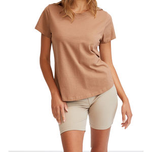 Camiseta inversa camisetas 230GSM corto listo ajuste logotipo personalizado con pantalla de hojaldre Vintage de gran tamaño lavado ácido Unisex mujeres camisetas gráficas - Product Image 3