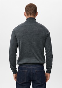 Suéteres de Invierno para Hombre, Hechos a Medida al por Mayor, Cuello Alto, Manga Larga, Ajuste Holgado, Tejido de Punto, a la Moda - Product Image 5