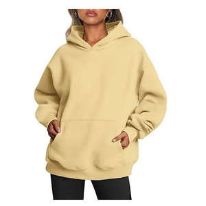 Hoodies pour femmes sweats à capuche surdimensionnés polaire décontracté à manches longues pull ample léger automne vêtements - Product Image 5